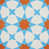 Blue/White/Orange