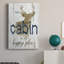 «Happy Place Cabin», peinture sur toile tendue-105535624