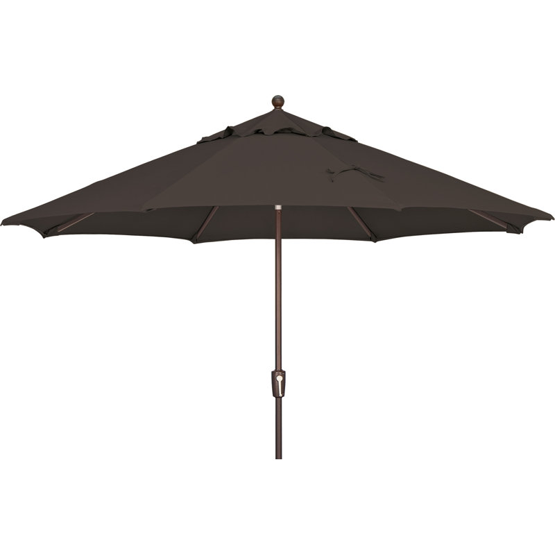 Parasol incliné à bouton-poussoir 11 'Laonceston, Noir, Bronze
