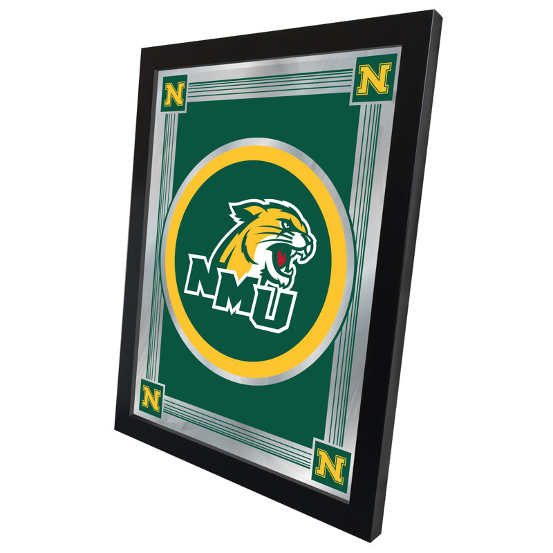 NCAA Logo Mirror, impression encadrée, Northern Michigan