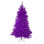 Metallic Purple Tinsel Artificial Christmas Tree - Unlit