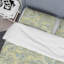 Ensemble de housse de couette motif floral à motif cachemire vert et gris-752118728