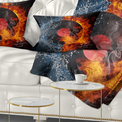 Record Abstract - Abstract Printed Pillow