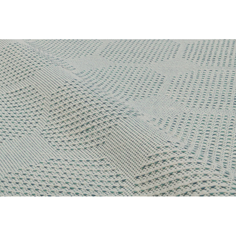Cleo - Teal, Rectangle 6' x 9'
