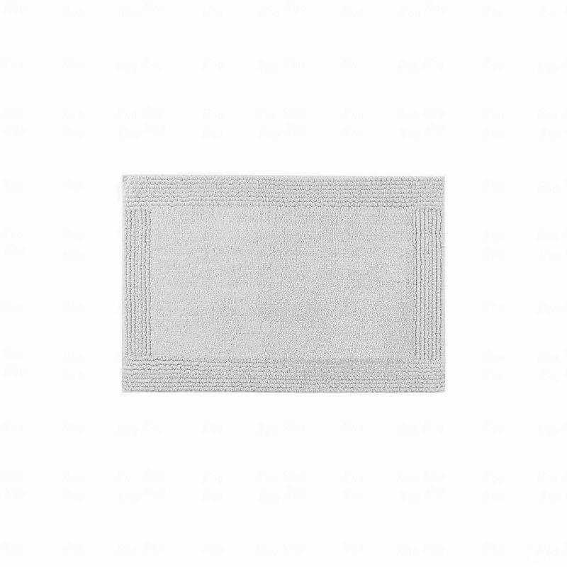 1 Pcs 17X24" 100% Cotton Tufted 3000 Gsm Reversible Bath Rug, Rectangle 1'5" x 2'