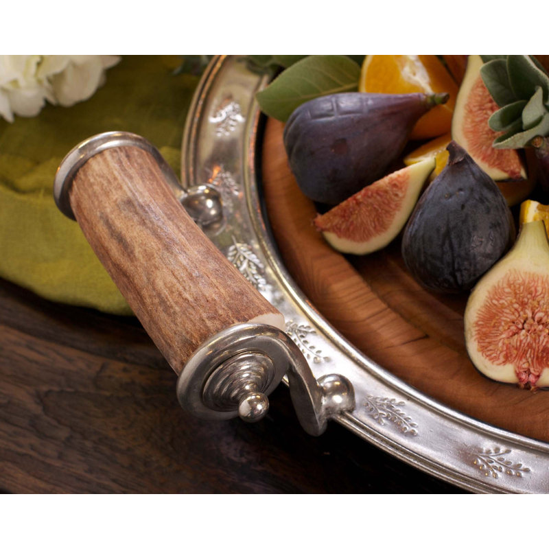 Majestic Forest Cherry Wood Cheese Board, 3" H x 14" W  x 20" L