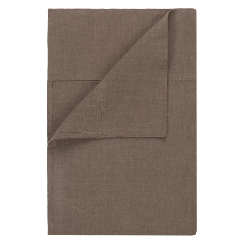 Biella Linen Fitted Sheets, Queen Fitted Sheet, Cocoa & Roebuck