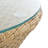 KONO OUTDOOR PATIO 3PC BOHO FAUX WICKER CHAT SET, BEIGE CUSHION