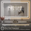 Miroir de salle de bain / meuble-lavabo mural Molly-4665662