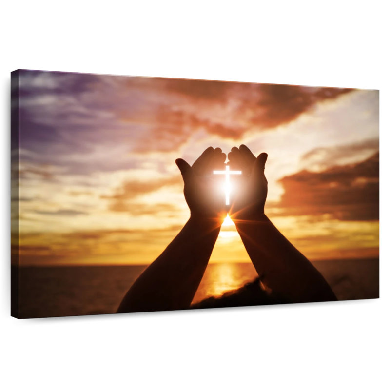 Adella Sunlight Over Cross, 34" H x 51" W