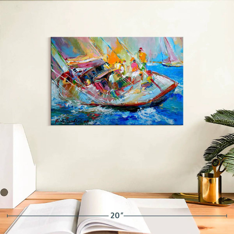 Mehar Sail, 8" H x 12" W