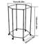 Metal Rolling Clothes Rack