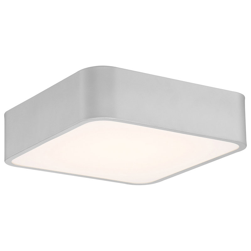 Plafonnier encastré à DEL Granada, Satin, H 3,25 po x l 12 po x P 12 po, 4 000 K