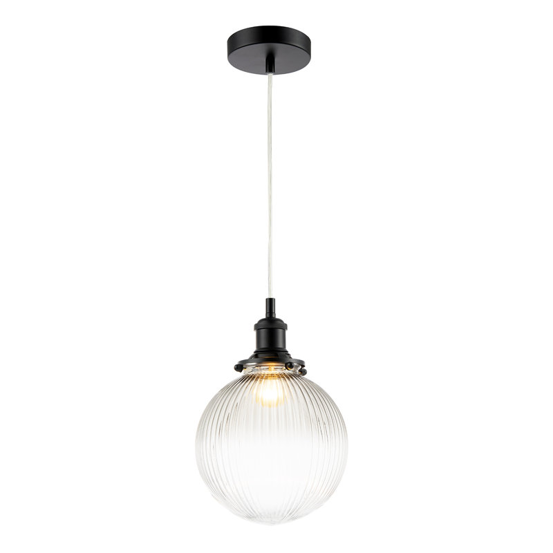 1 - Light Sphere Pendant, Matte Black