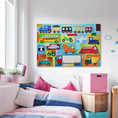 Trains And Such by Nicola Joyner - Painting on Canvas