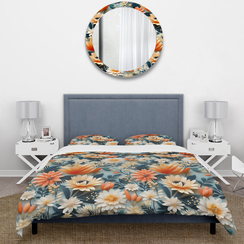 Ensemble de housse de couette Warm I, Housse de couette pour très grand lit et 2 très