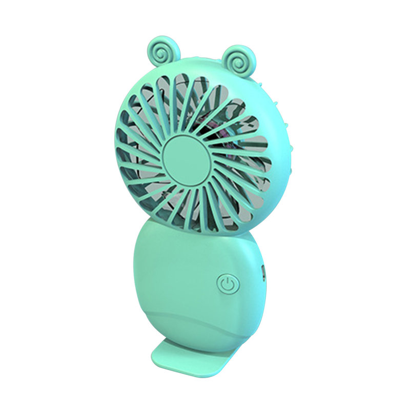 Ventilateur de poche portable avec support de bureau kbndieu, Green