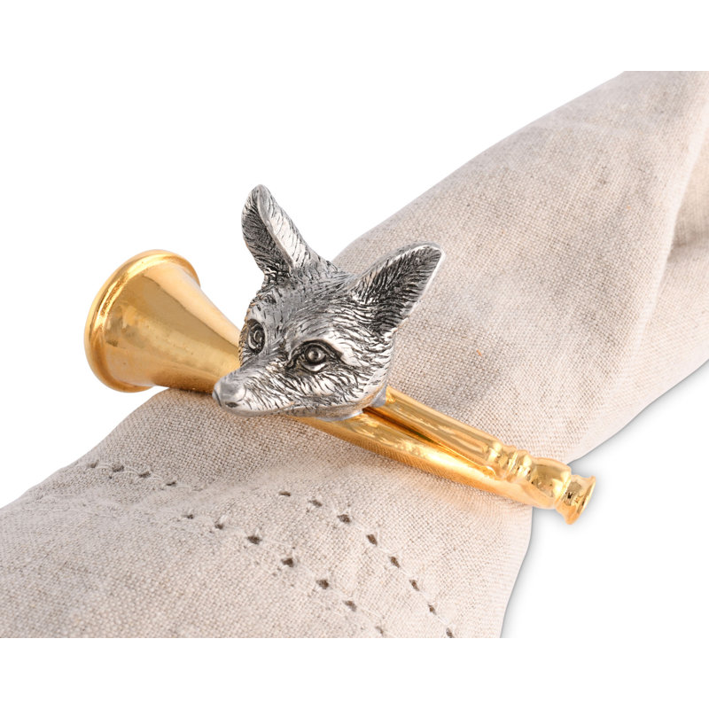 Fox Metal Napkin Ring