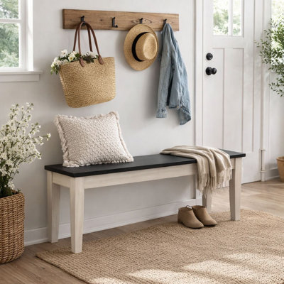 Weldy Solid Wood Bench
