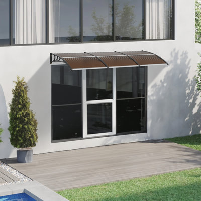 VEVOR Polycarbonate Cover Retractable Door Awning