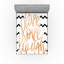 Ensemble de 2 draps-housse Ambesonne Live Laugh Love-106745808