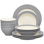 Colorwave Stoneware Dinnerware Set - Service for 4