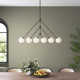 Estevan 6 Light Metal Dimmable Chandelier