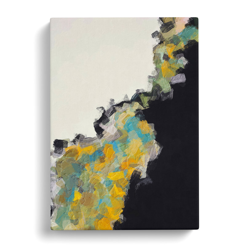 Higher Ground Abstract - Wrapped Canvas Painting, 50cm H x 35cm W x 3cm D