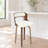 Swivel Faux Leather Counter Height Bar Stools-1141682187-1145202041