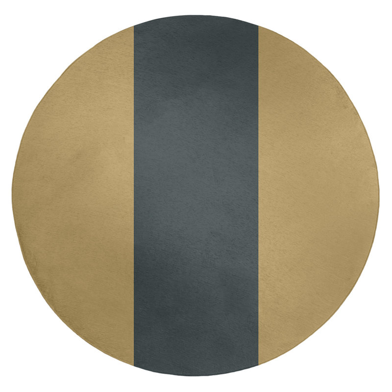 Chenille Indoor Rug, Round 5'