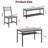 Emond Rectangular Modern/Farmhouse/Rustic/Industrial Dining Set-1245752050-1245752051-1245752048