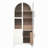 71" Tall Arched Kitchen Pantry Cabinet With Door Shelves, Farmhouse Kitchen Storage Cabinet With Open & Adjustable Shelves, Hidden Drawer & Glass Door, Cupboard For Kitchen, Dining Room-288187959