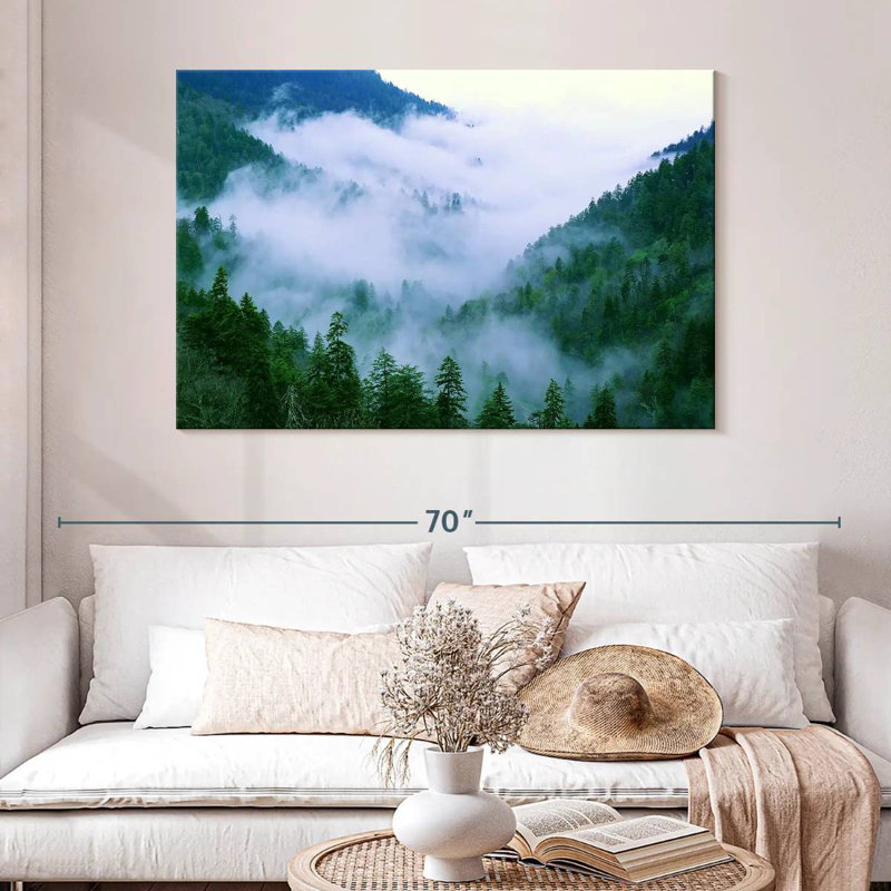 Brume Alvord Smoky Mountains, H 32 po x l 48 po