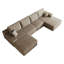 Canapé modulaire Cloud avec 1 repose-pieds (chameau)-1656882307