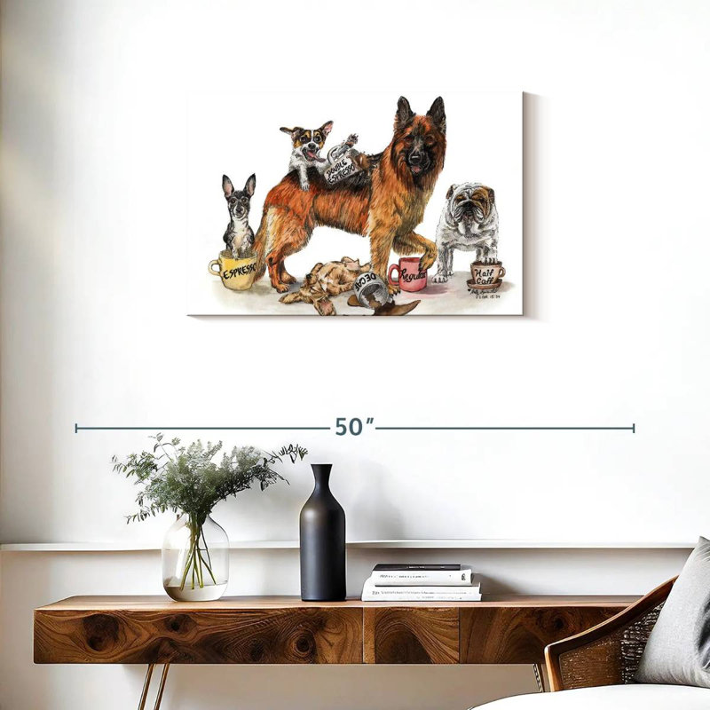 Brampt Coffee Dogs, H 20 po x l 30 po