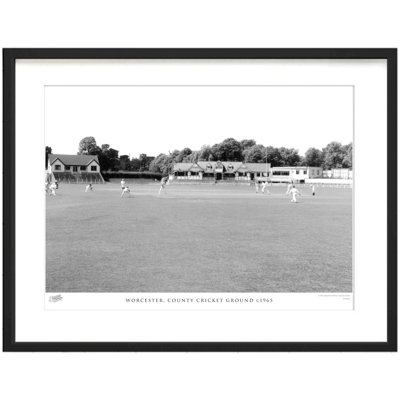 Worcester, County Cricket Ground C1965 by Francis Frith - Single Picture Frame Print