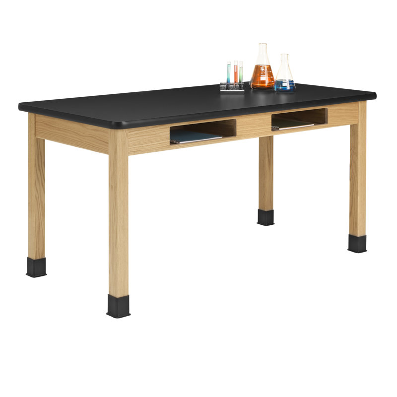Tablier simple, H 30 po x l 48 po x P 24 po, Plastic Laminate Top, Chêne