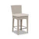 Manhattan High-Density Polyethylene (HDPE) Wicker Outdoor Bar Stool with Cushion