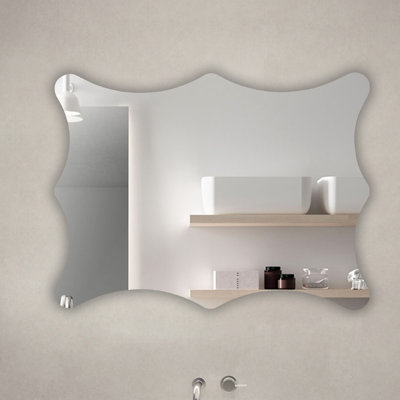 Miroir mural biseauté sans cadre Elita Reflection