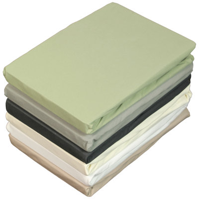 Bock Cotton Blend Jersey Knit Fitted Sheet