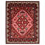 Sahara Oriental Area Rug in Red/Brown/Black/Beige-79107738