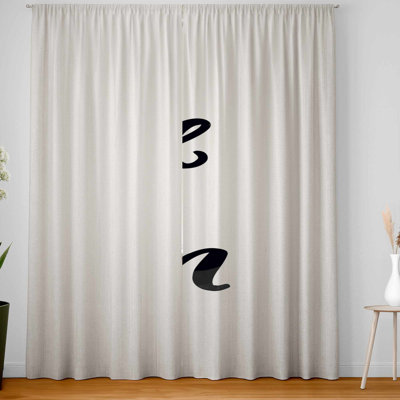 Carpe diem Blackout Window Curtain Pair for Home Decor