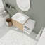 Meuble-lavabo mural simple 36 po avec comptoir en résine-46721952