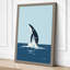 Breaching Whale Coastal - Wrapped Canvas-101625698-101625723