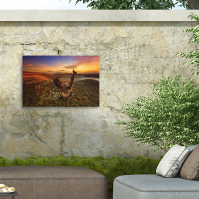 «Sanglant coucher de soleil sur toile» par Piotr Krol