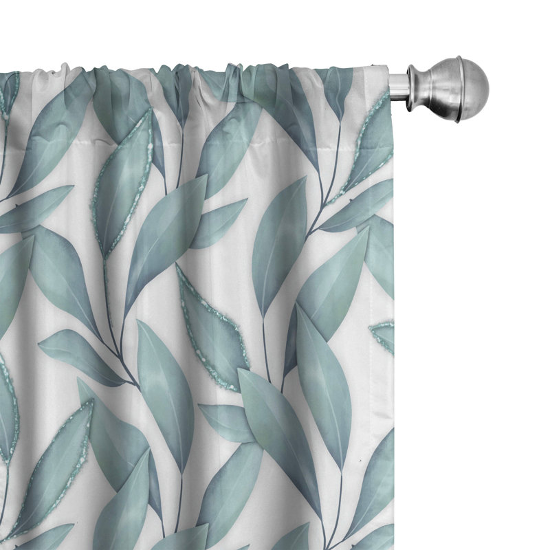 Semi Sheer Curtain Pair, 28" W x 95" L