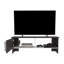 Meuble télé 47 po de large avec armoire à une porte et tablette ouverte pour salon, meuble télé, meuble télé Navia