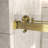 56”-60”W*76”H Double Sliding Frameless Shower Door with 3/8”(10mm) Thickened Upgrade Tempered Glass,stainless steel hardware,Brushed Gold-124532298