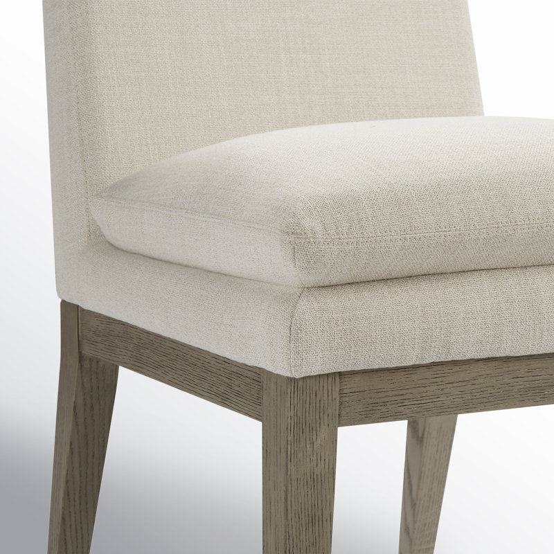 Chaise rembourrée Bethea, Lin Performance Effie