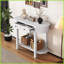 Table basse de style rétro avec panneau de fibres à densité moyenne et amp; Placage de pin - peu encombrant pour le salon / l'entrée, facile à nettoyer-795775212